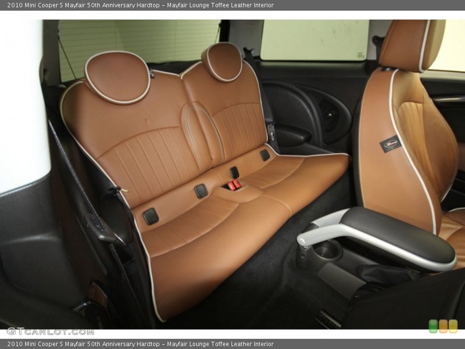 Mayfair Lounge Toffee Leather Interior Rear Seat for the 2010 Mini Cooper S Mayfair 50th Anniversary Hardtop #67738859
