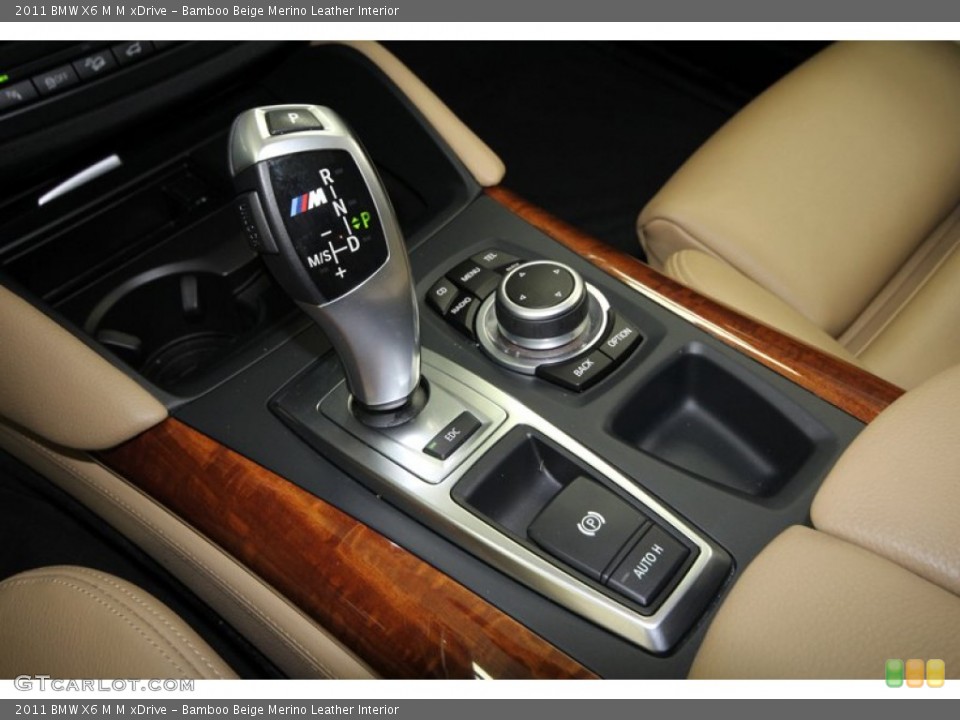 Bamboo Beige Merino Leather Interior Transmission for the 2011 BMW X6 M M xDrive #67739294