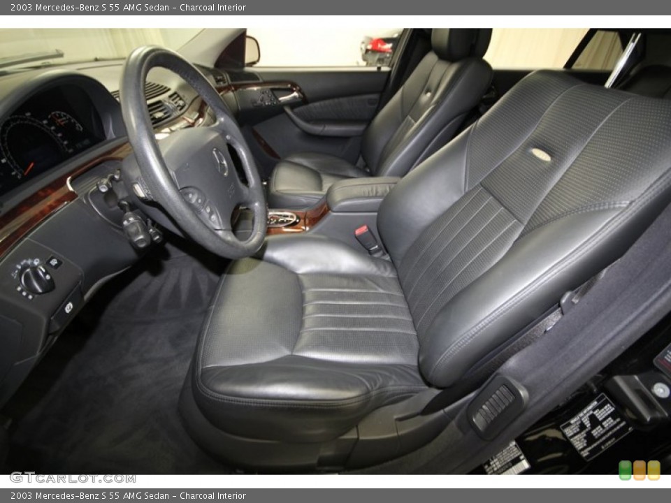 Charcoal Interior Photo for the 2003 Mercedes-Benz S 55 AMG Sedan #67740322