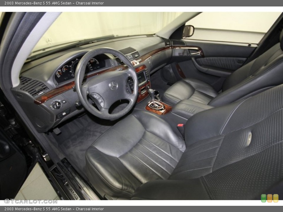 Charcoal Interior Prime Interior for the 2003 Mercedes-Benz S 55 AMG Sedan #67740380