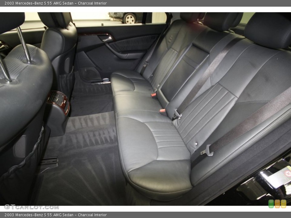 Charcoal Interior Rear Seat for the 2003 Mercedes-Benz S 55 AMG Sedan #67740383
