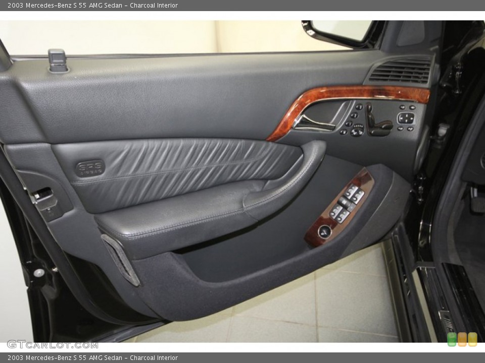 Charcoal Interior Door Panel for the 2003 Mercedes-Benz S 55 AMG Sedan #67740386