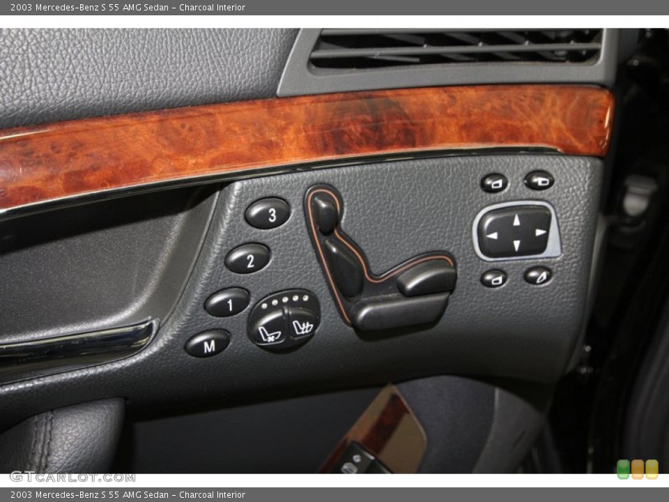 Charcoal Interior Controls for the 2003 Mercedes-Benz S 55 AMG Sedan #67740389