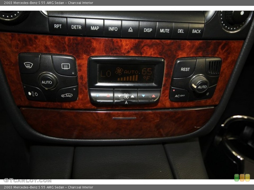 Charcoal Interior Controls for the 2003 Mercedes-Benz S 55 AMG Sedan #67740422