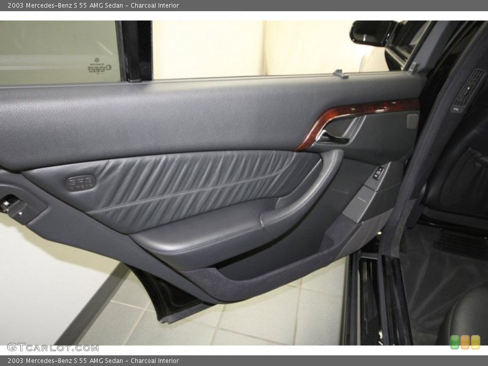 Charcoal Interior Door Panel for the 2003 Mercedes-Benz S 55 AMG Sedan #67740452
