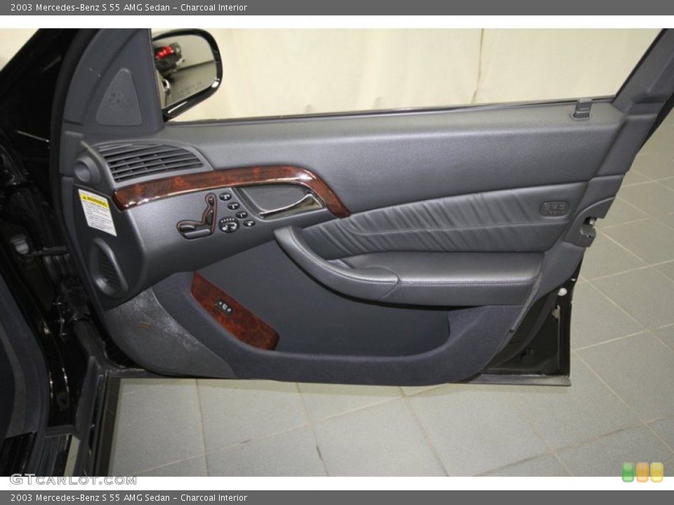 Charcoal Interior Door Panel for the 2003 Mercedes-Benz S 55 AMG Sedan #67740518
