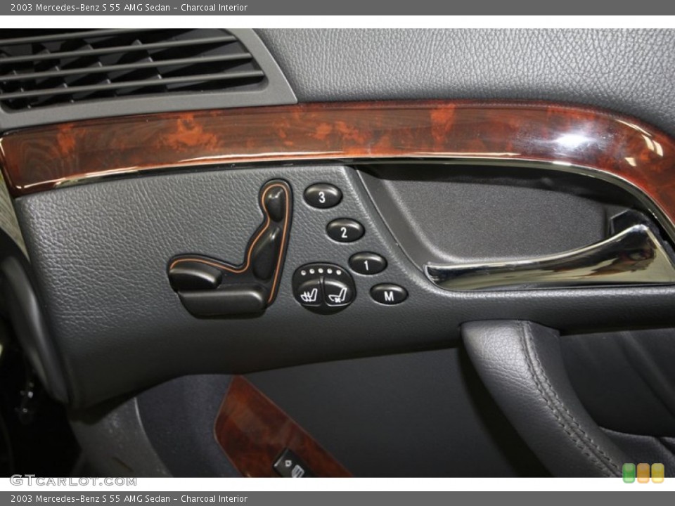 Charcoal Interior Controls for the 2003 Mercedes-Benz S 55 AMG Sedan #67740524