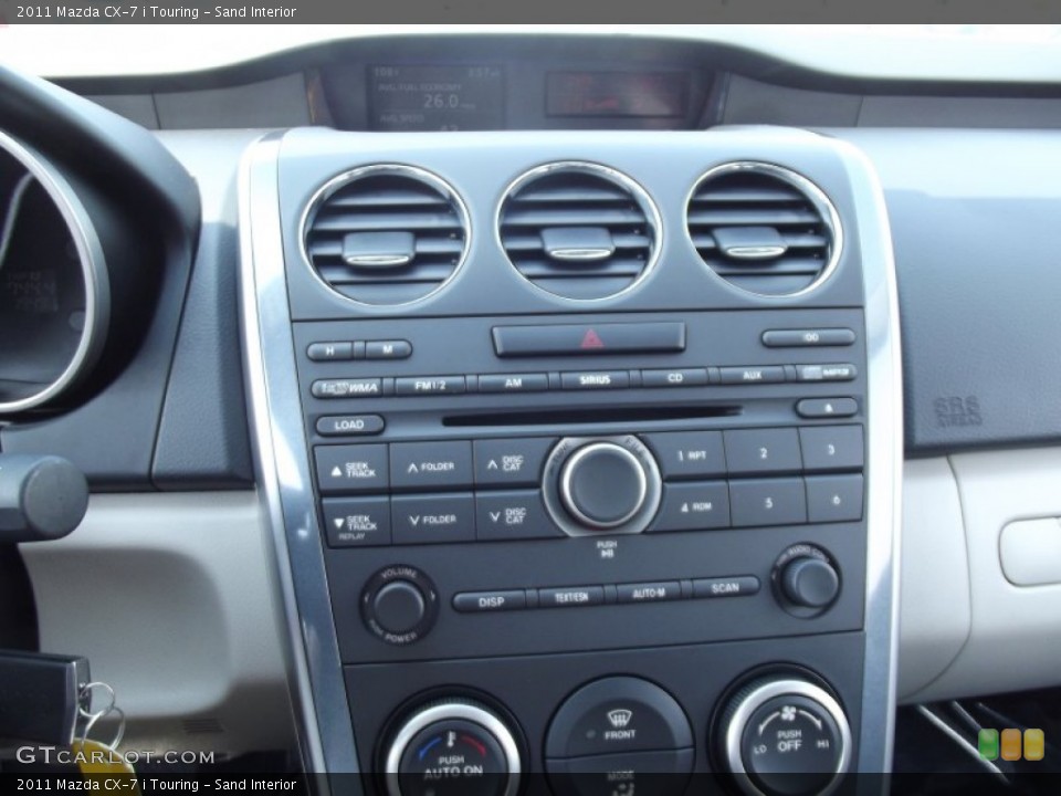 Sand Interior Controls for the 2011 Mazda CX-7 i Touring #67741256