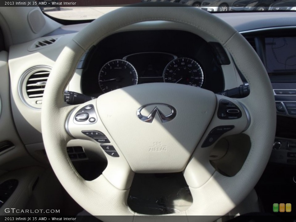 Wheat Interior Steering Wheel for the 2013 Infiniti JX 35 AWD #67741355