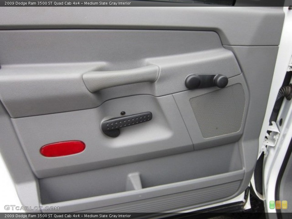 Medium Slate Gray Interior Door Panel for the 2009 Dodge Ram 3500 ST Quad Cab 4x4 #67741508