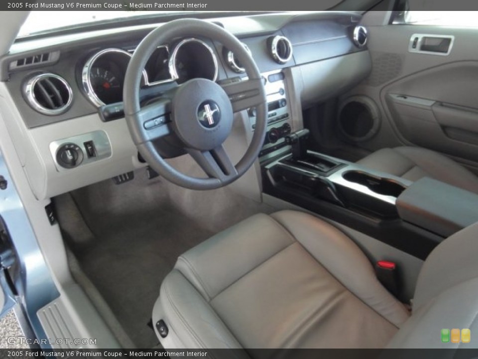 Medium Parchment Interior Prime Interior for the 2005 Ford Mustang V6 Premium Coupe #67747152