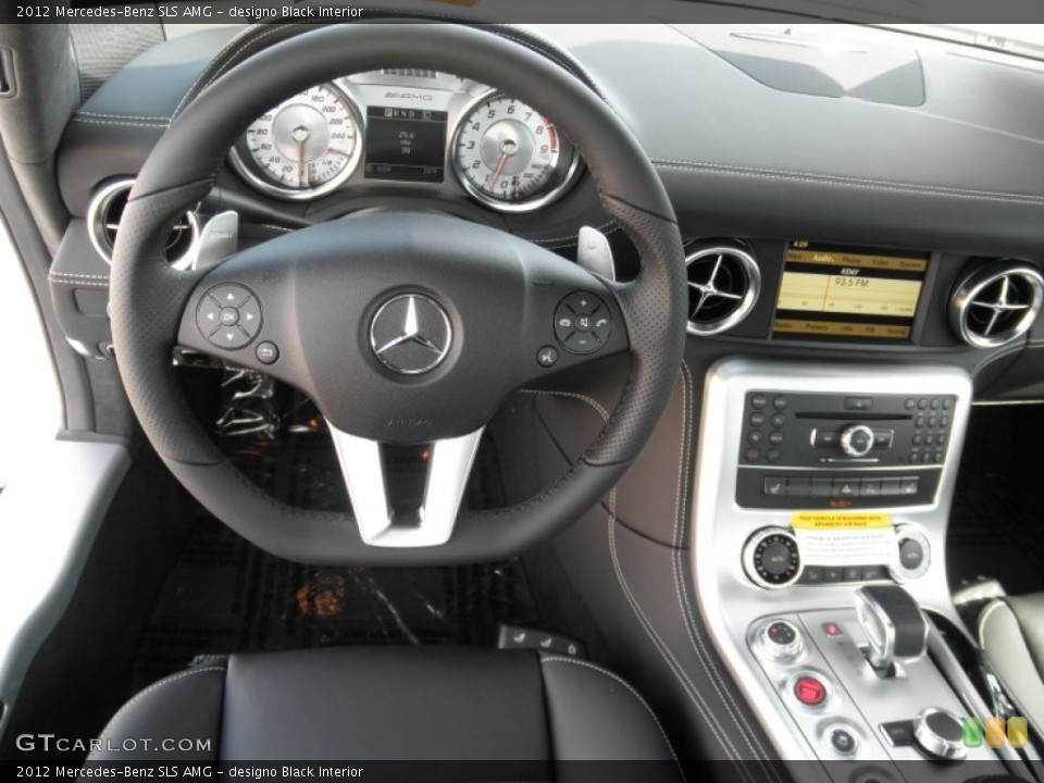 designo Black Interior Dashboard for the 2012 Mercedes-Benz SLS AMG #67747161