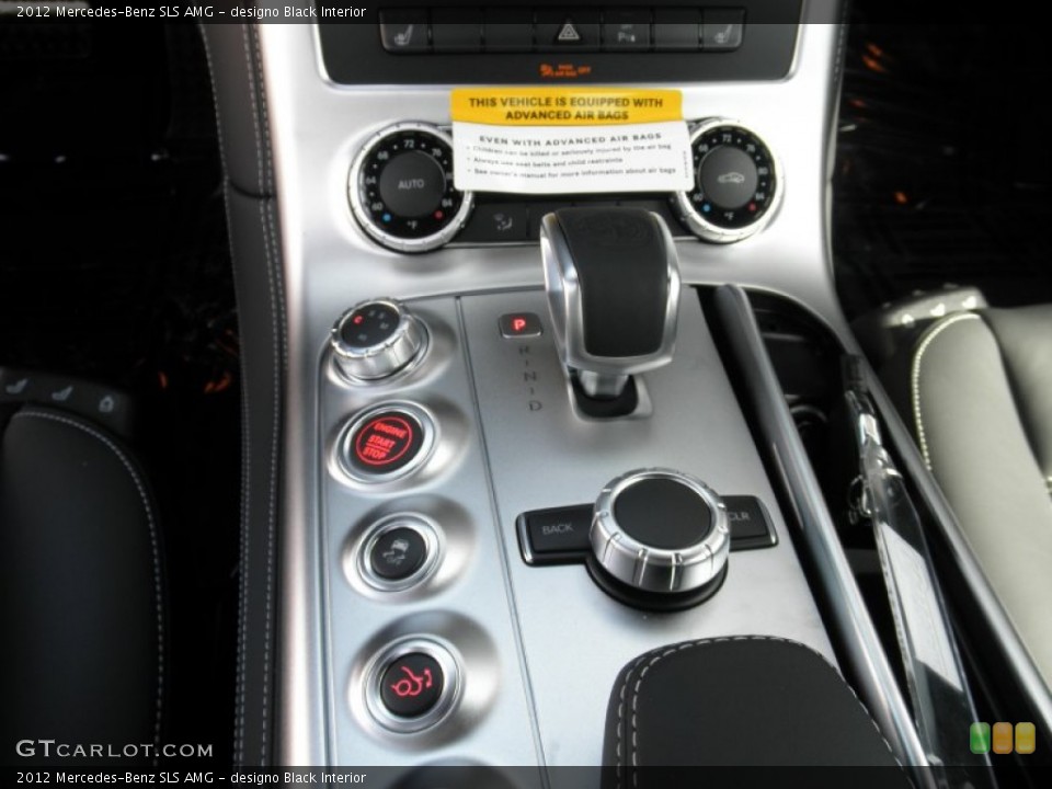 designo Black Interior Controls for the 2012 Mercedes-Benz SLS AMG #67747199