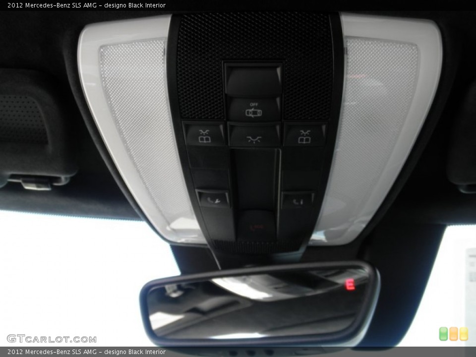 designo Black Interior Controls for the 2012 Mercedes-Benz SLS AMG #67747208