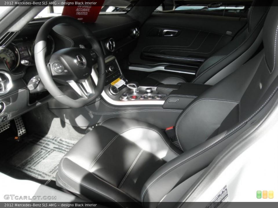 designo Black Interior Photo for the 2012 Mercedes-Benz SLS AMG #67747217