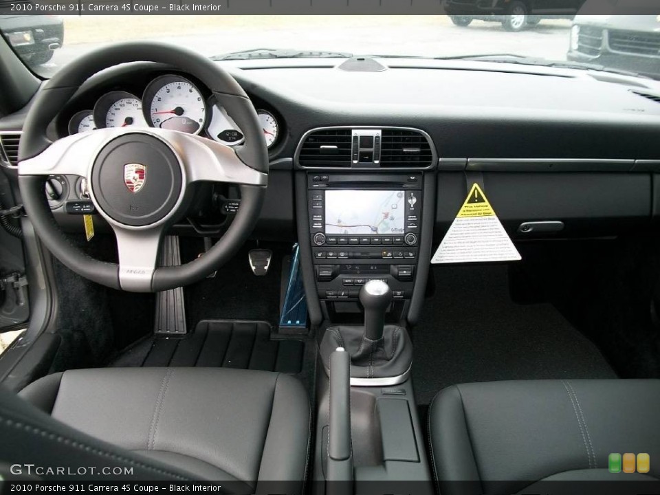 Black Interior Dashboard for the 2010 Porsche 911 Carrera 4S Coupe #67747433