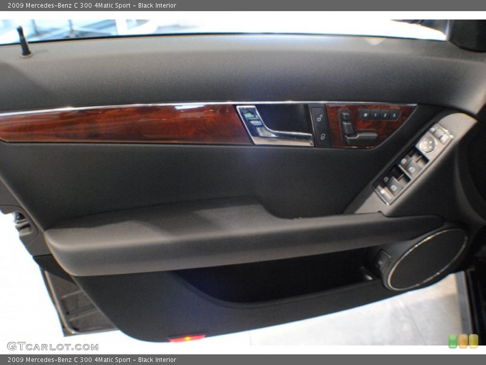 Black Interior Door Panel for the 2009 Mercedes-Benz C 300 4Matic Sport #67747811