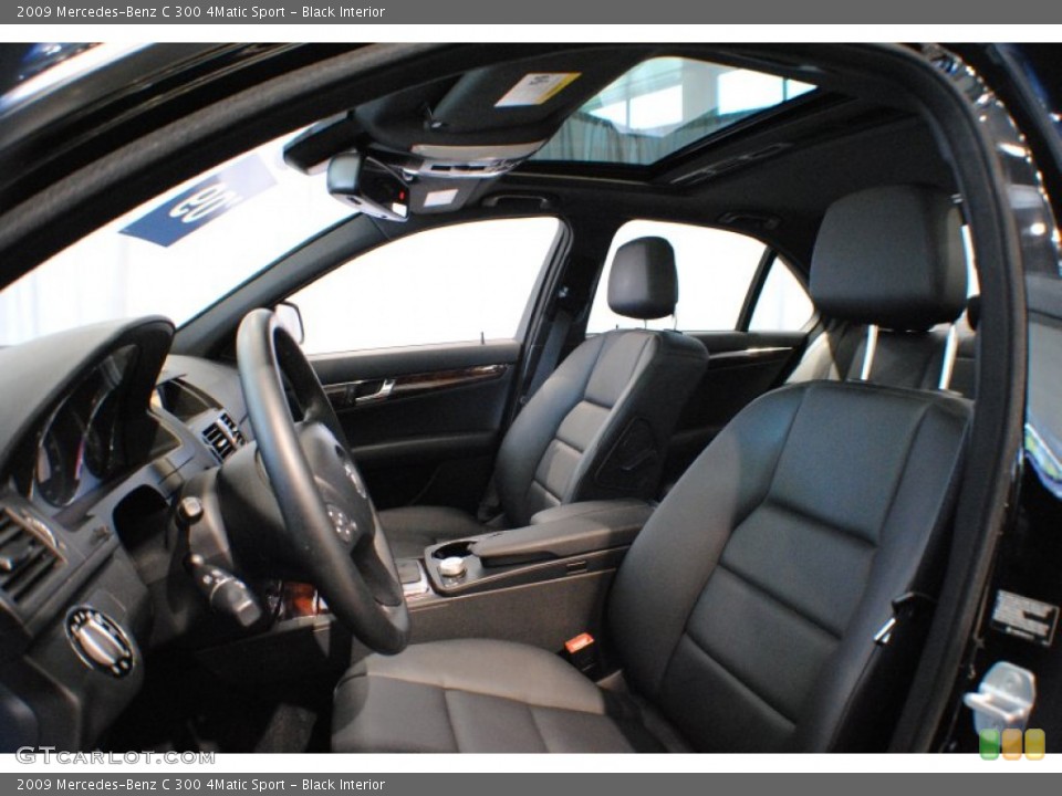 Black Interior Photo for the 2009 Mercedes-Benz C 300 4Matic Sport #67747820