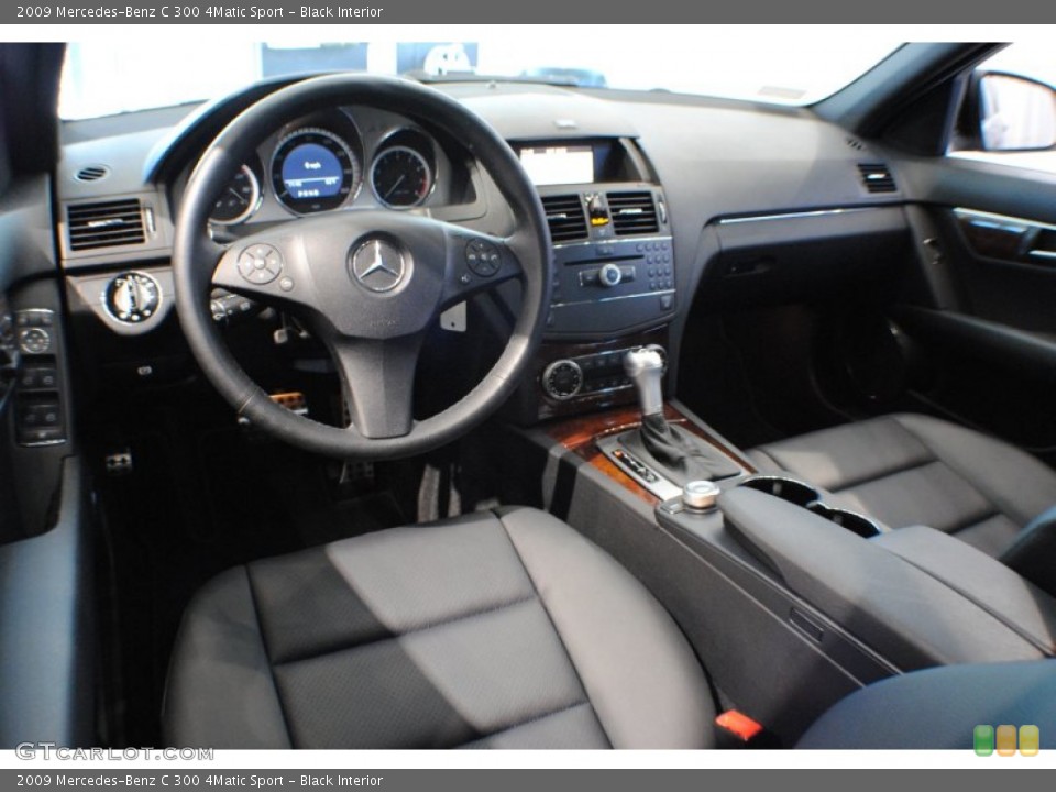 Black Interior Prime Interior for the 2009 Mercedes-Benz C 300 4Matic Sport #67747845