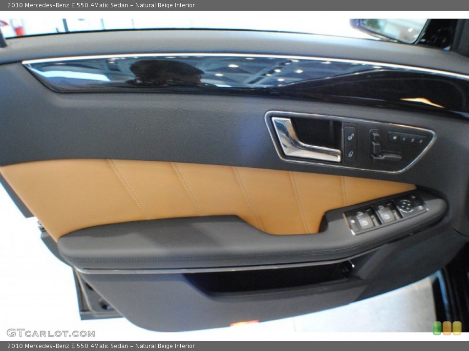 Natural Beige Interior Door Panel for the 2010 Mercedes-Benz E 550 4Matic Sedan #67748282