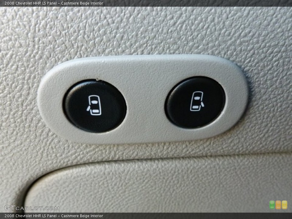 Cashmere Beige Interior Controls for the 2008 Chevrolet HHR LS Panel #67749455