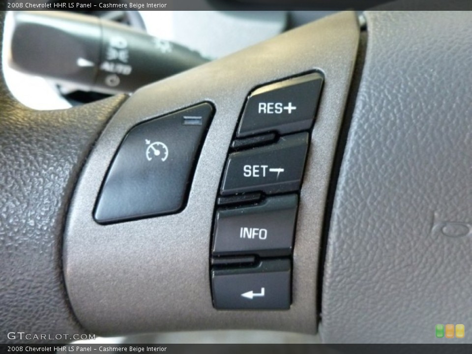 Cashmere Beige Interior Controls for the 2008 Chevrolet HHR LS Panel #67749464