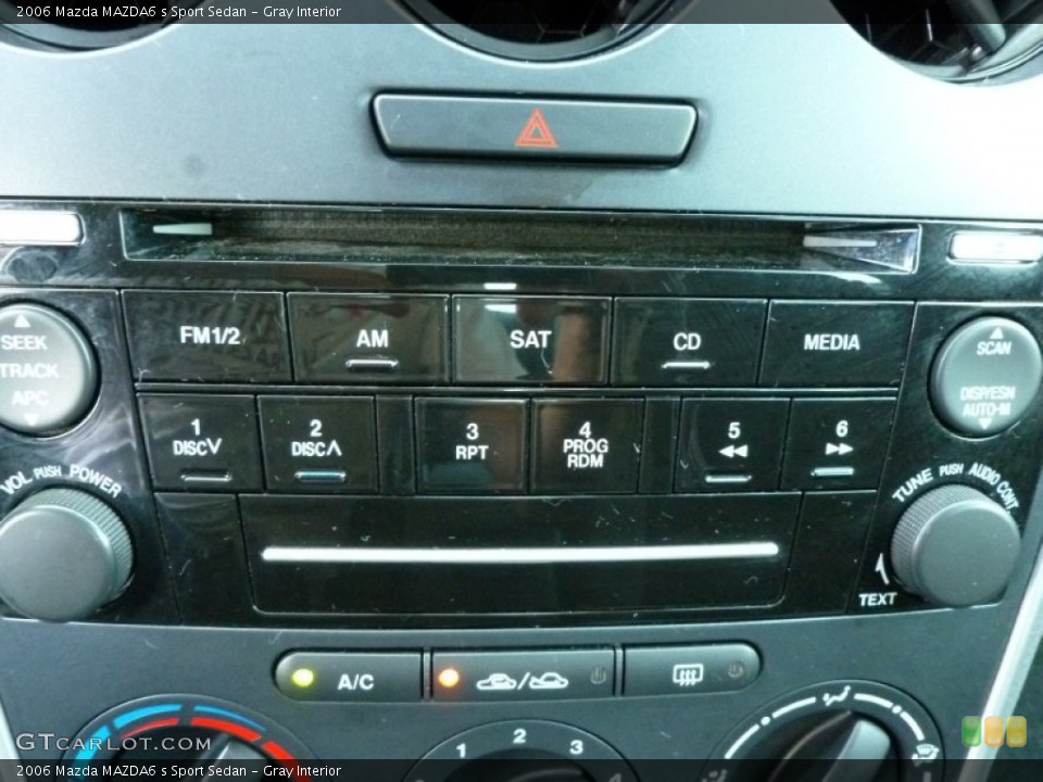 Gray Interior Audio System for the 2006 Mazda MAZDA6 s Sport Sedan #67750532