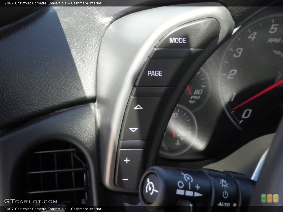 Cashmere Interior Controls for the 2007 Chevrolet Corvette Convertible #67751156