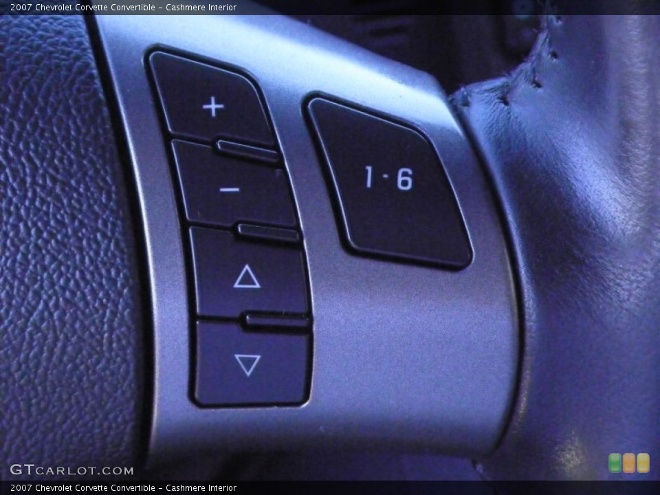 Cashmere Interior Controls for the 2007 Chevrolet Corvette Convertible #67751169