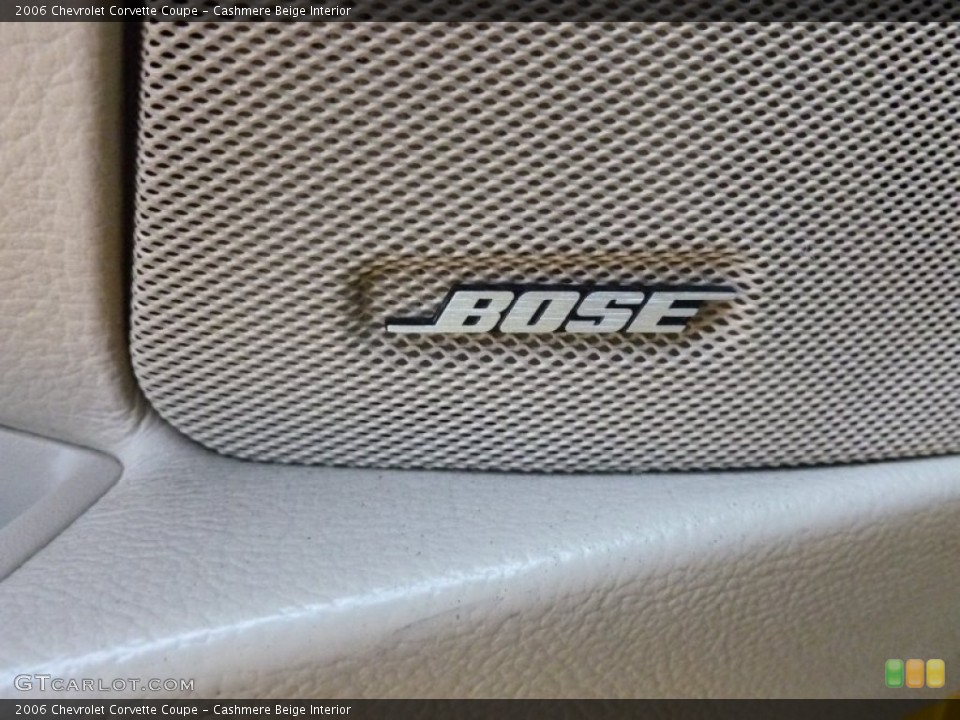 Cashmere Beige Interior Audio System for the 2006 Chevrolet Corvette Coupe #67752705