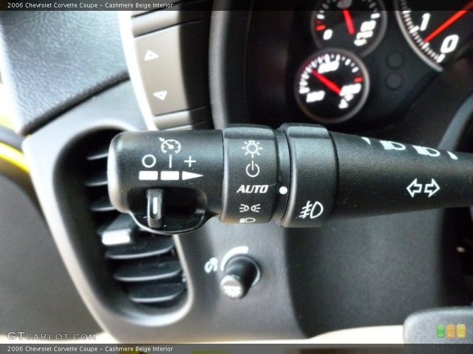Cashmere Beige Interior Controls for the 2006 Chevrolet Corvette Coupe #67752794