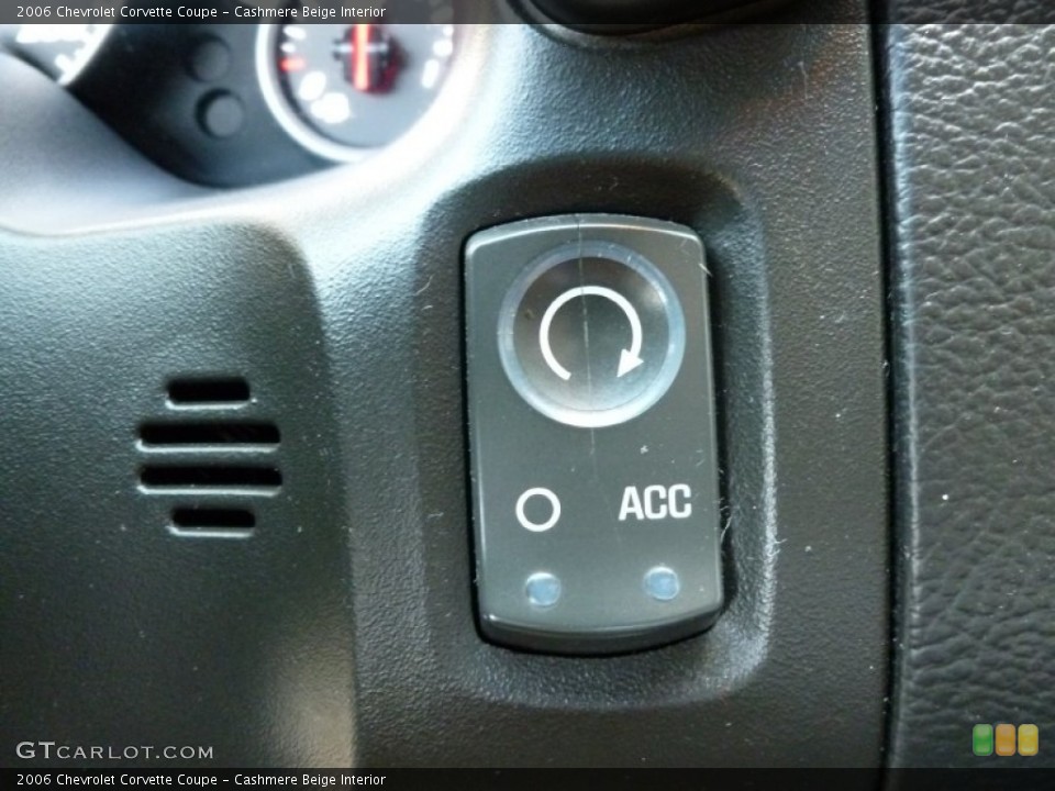 Cashmere Beige Interior Controls for the 2006 Chevrolet Corvette Coupe #67752812