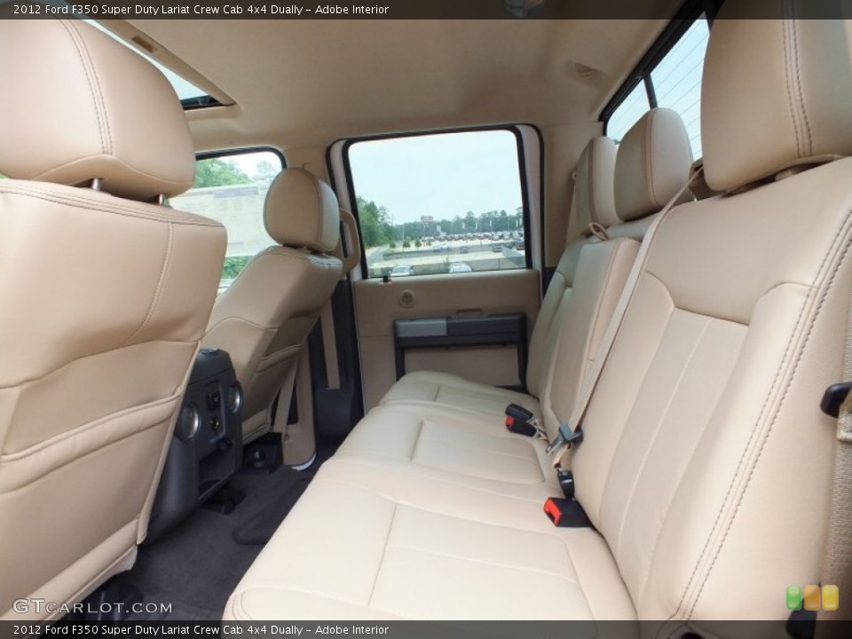 Adobe Interior Rear Seat for the 2012 Ford F350 Super Duty Lariat Crew Cab 4x4 Dually #67753286