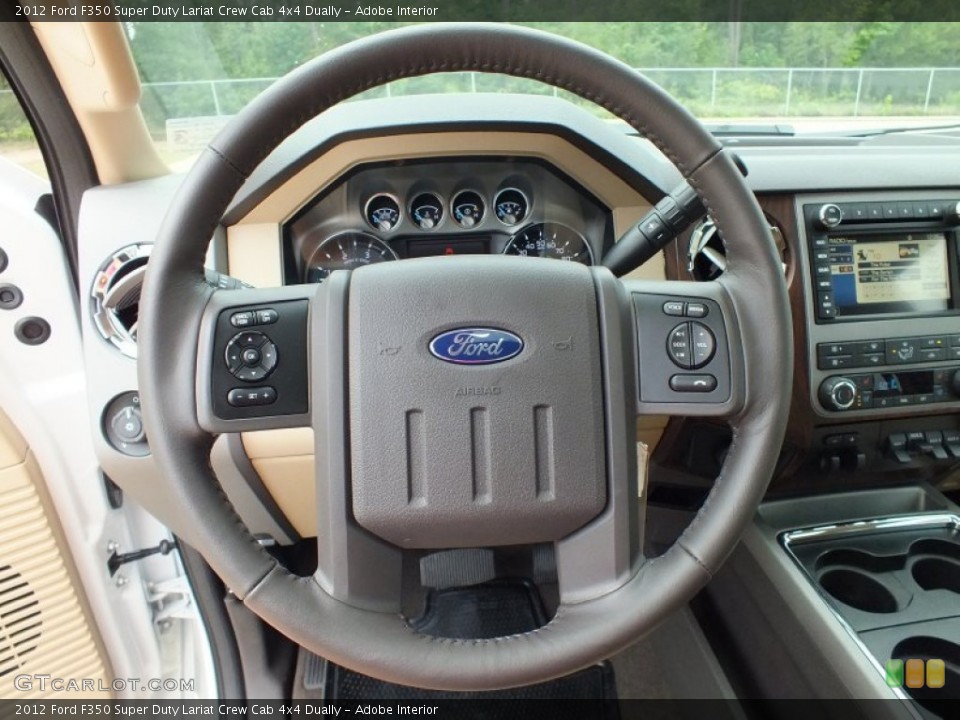 Adobe Interior Steering Wheel for the 2012 Ford F350 Super Duty Lariat Crew Cab 4x4 Dually #67753370