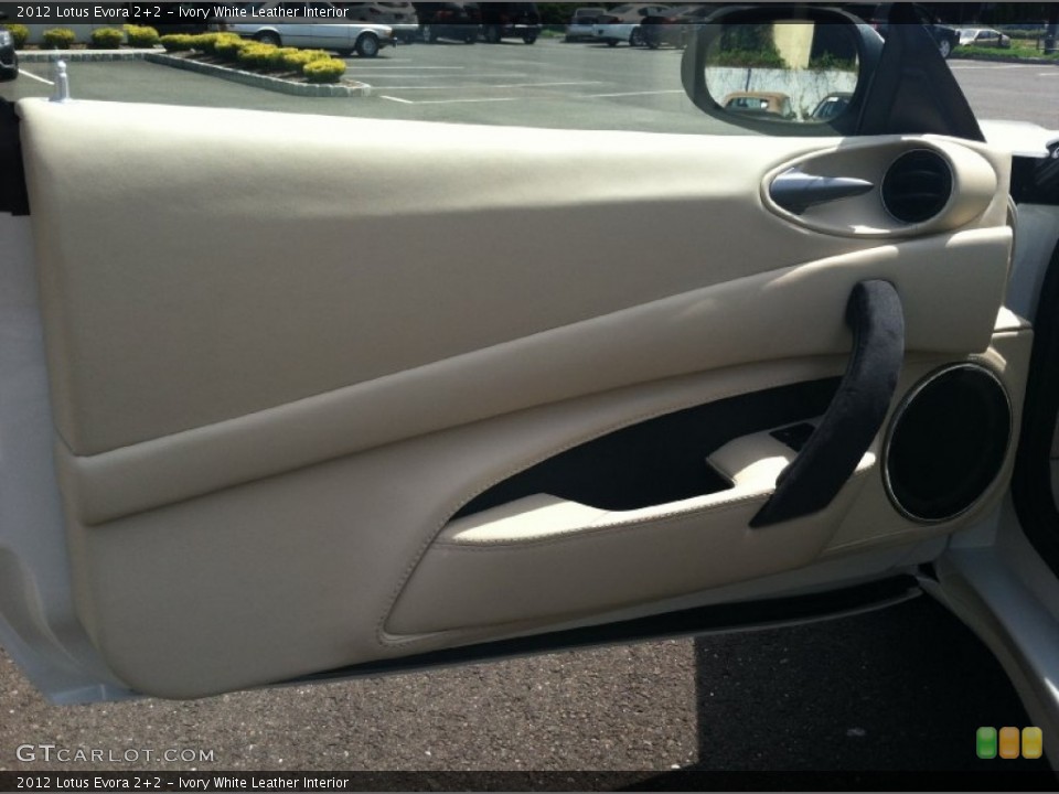Ivory White Leather Interior Door Panel for the 2012 Lotus Evora 2+2 #67758232