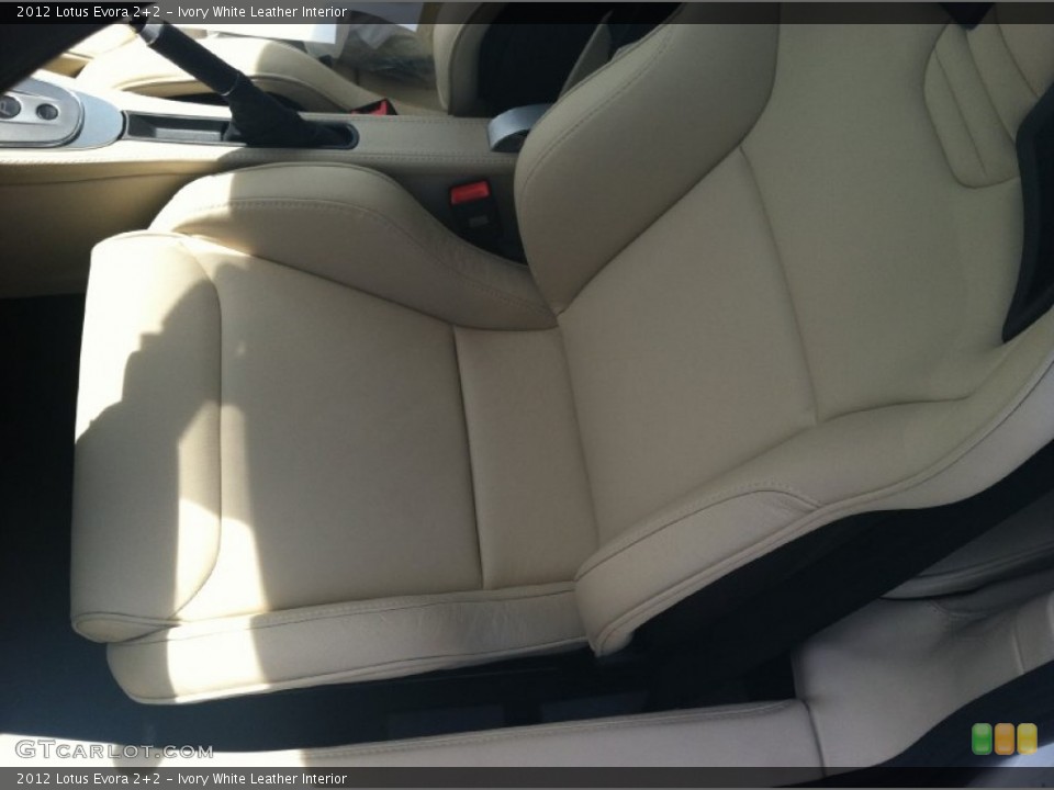 Ivory White Leather 2012 Lotus Evora Interiors