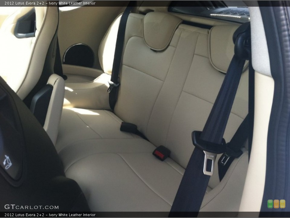 Ivory White Leather Interior Rear Seat for the 2012 Lotus Evora 2+2 #67758254