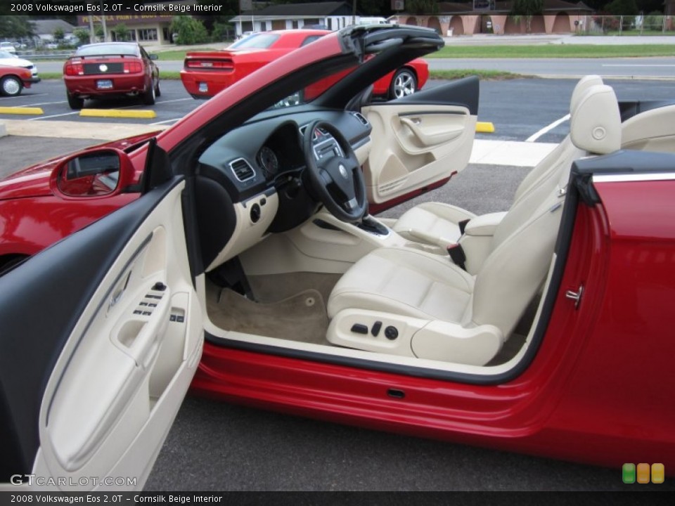 Cornsilk Beige Interior Prime Interior for the 2008 Volkswagen Eos 2.0T #67760180