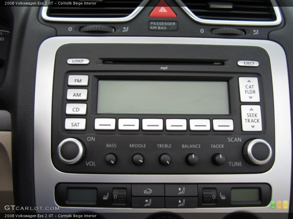 Cornsilk Beige Interior Audio System for the 2008 Volkswagen Eos 2.0T #67760291