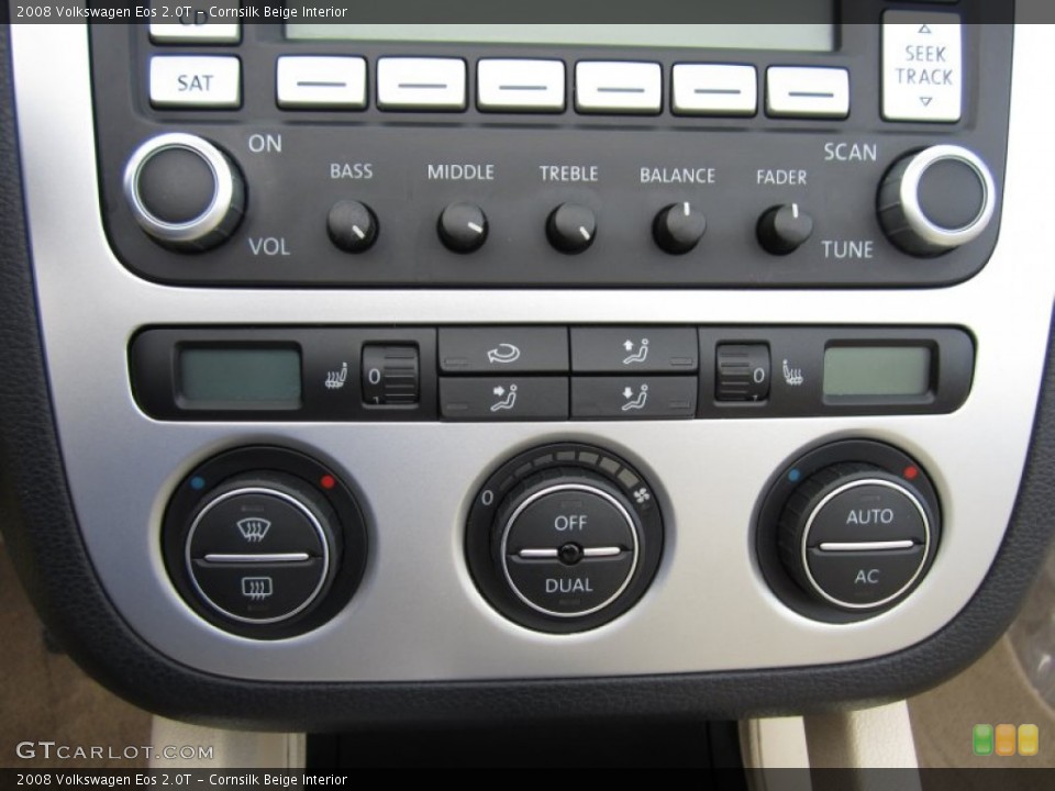 Cornsilk Beige Interior Controls for the 2008 Volkswagen Eos 2.0T #67760318
