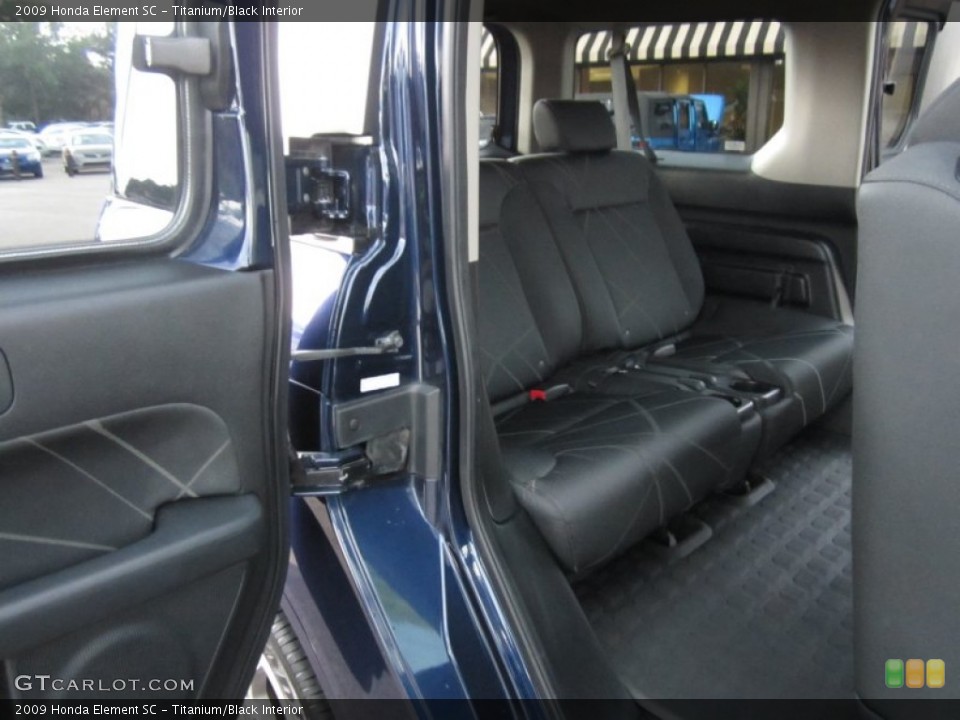 Titanium/Black Interior Rear Seat for the 2009 Honda Element SC #67760690
