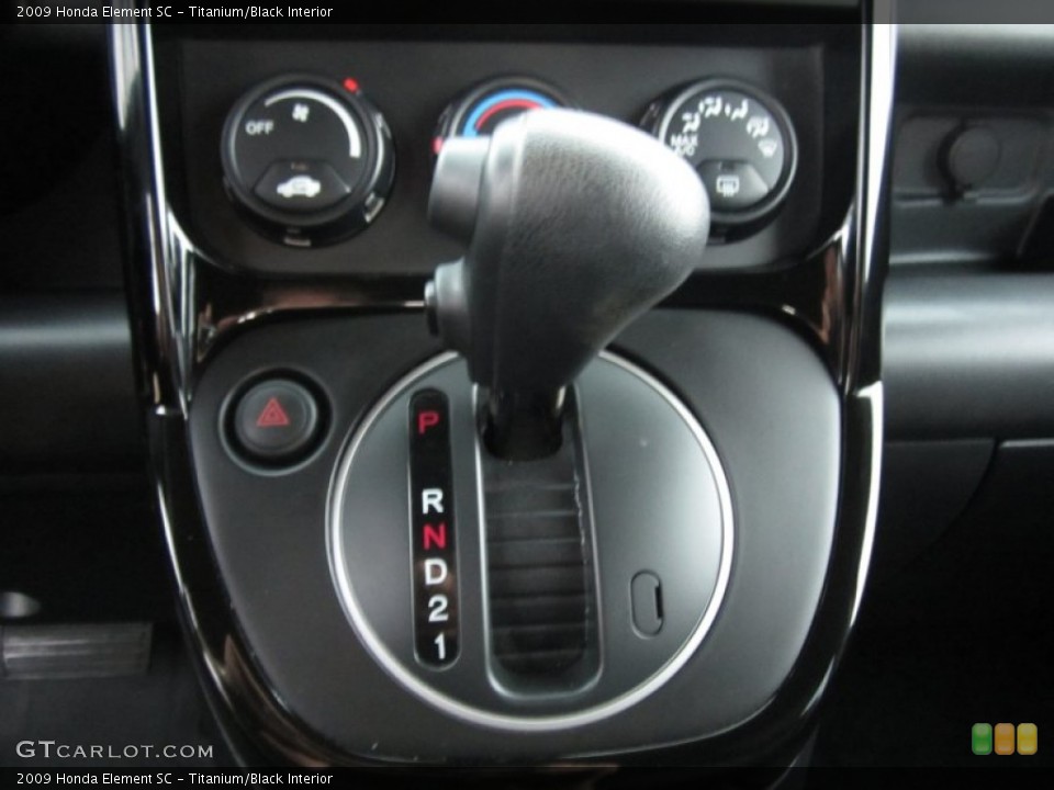 Titanium/Black Interior Transmission for the 2009 Honda Element SC #67760822