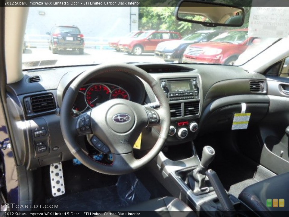 STi Limited Carbon Black Interior Dashboard for the 2012 Subaru Impreza WRX Limited 5 Door #67763057