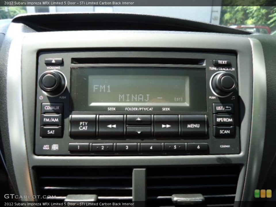 STi Limited Carbon Black Interior Audio System for the 2012 Subaru Impreza WRX Limited 5 Door #67763078