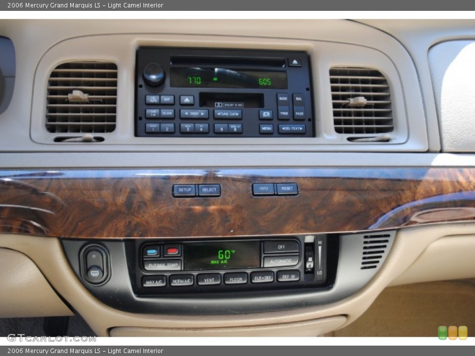 Light Camel Interior Controls for the 2006 Mercury Grand Marquis LS #67763264