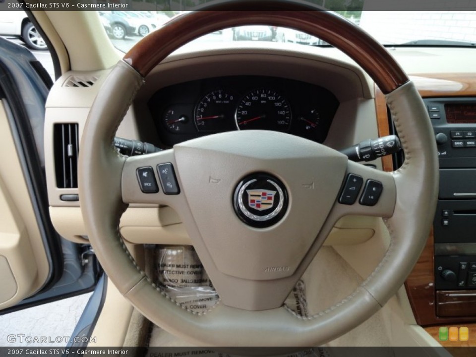 Cashmere Interior Steering Wheel for the 2007 Cadillac STS V6 #67763786