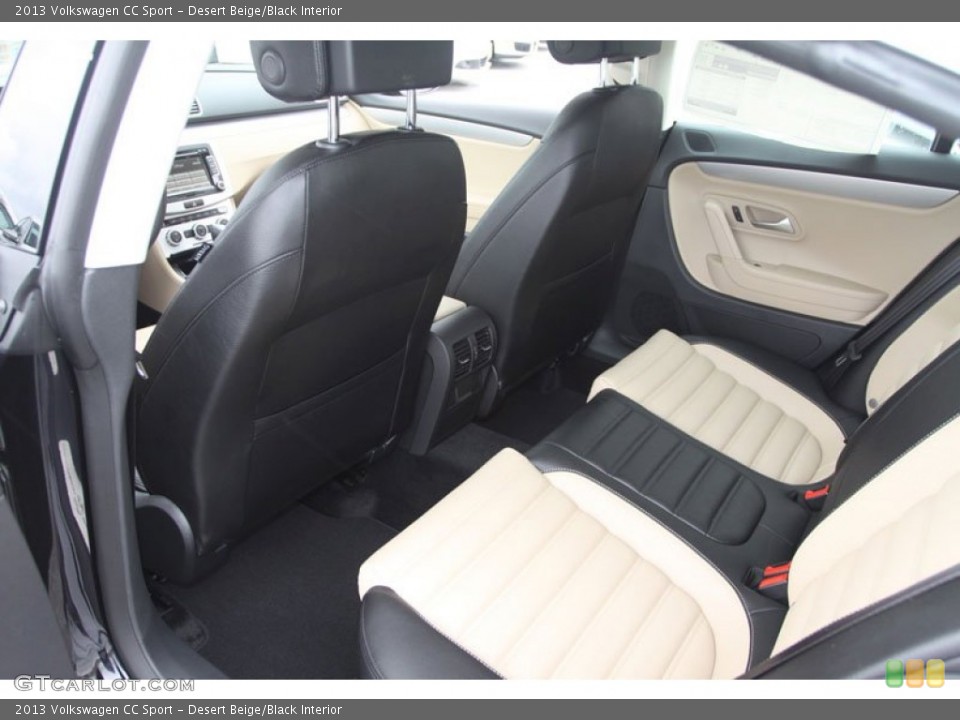 Desert Beige/Black Interior Photo for the 2013 Volkswagen CC Sport #67765343