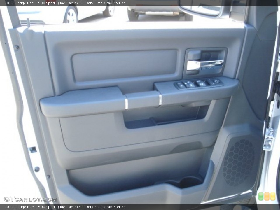 Dark Slate Gray Interior Door Panel for the 2012 Dodge Ram 1500 Sport Quad Cab 4x4 #67771377