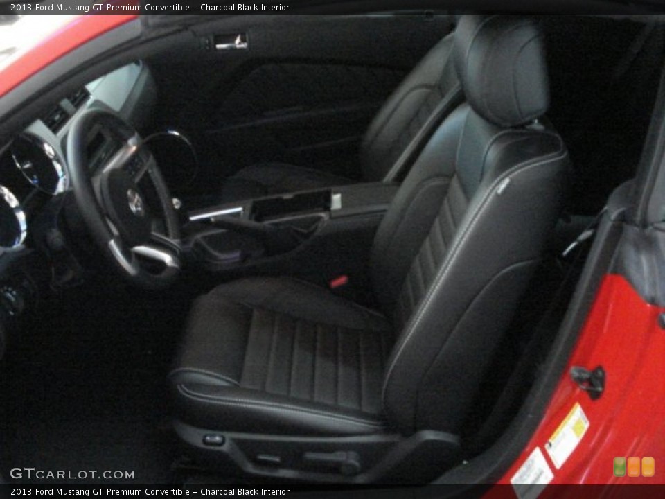 Charcoal Black Interior Photo for the 2013 Ford Mustang GT Premium Convertible #67771833