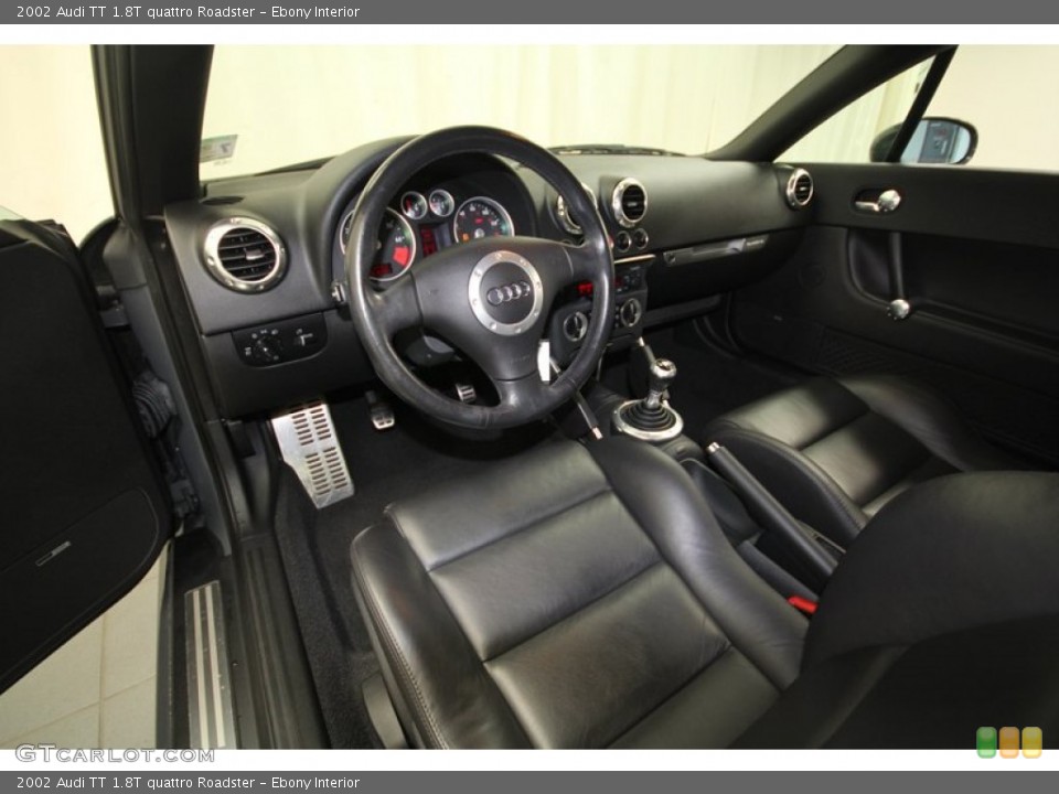 Ebony Interior Prime Interior for the 2002 Audi TT 1.8T quattro Roadster #67772313